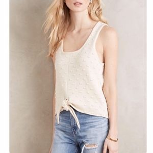 Anthropologie Callahan Dot-Embossed Tank - XS